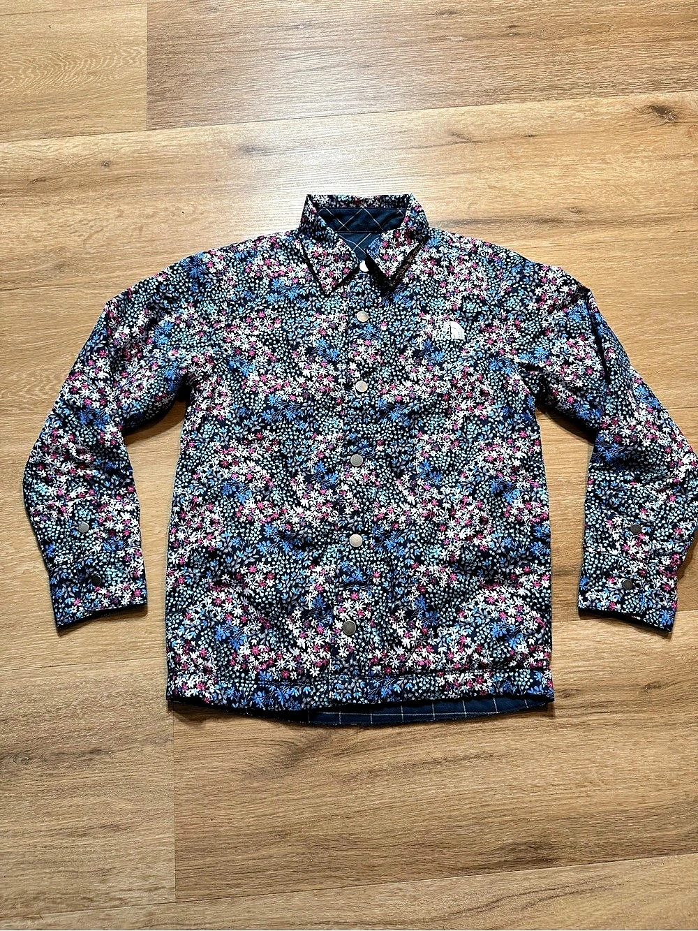 The North Face Boys Floral Jacket Size Small Like New
